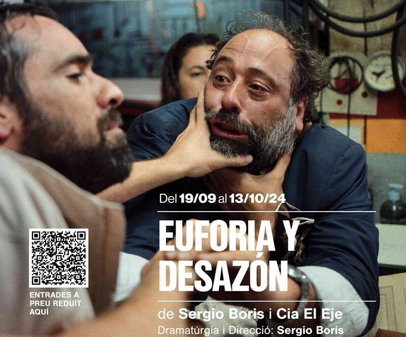 cartel obra teatro euforia y desazon por Sala Beckett Barcelona