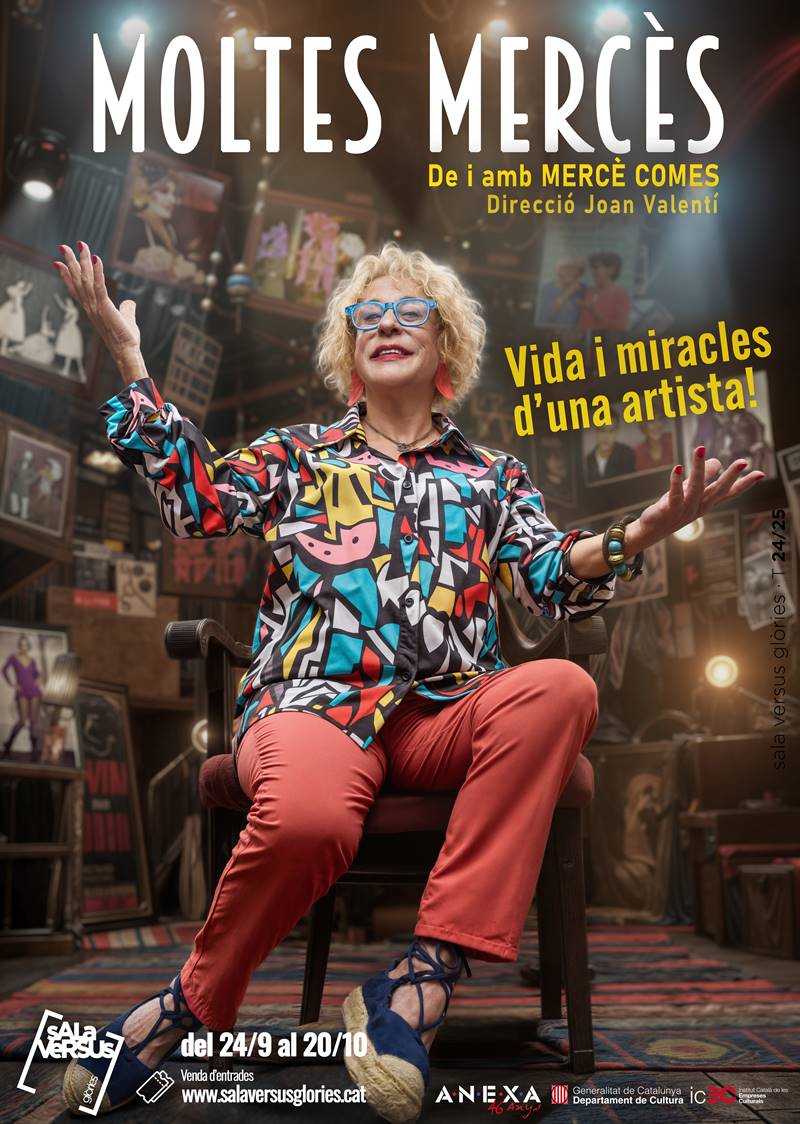 cartel moltes merces obra teatro en barcelona