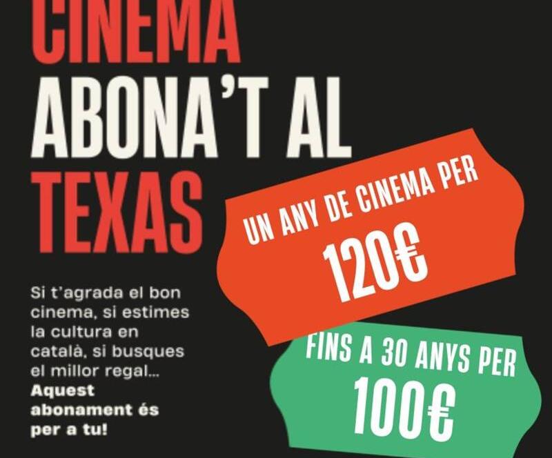 cartel cinemes texas abonat al teatre