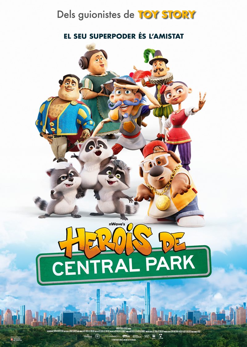 cartell pelicula herois de central park