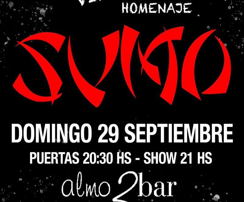 cartel concierto sumo en almo2bar barcelona