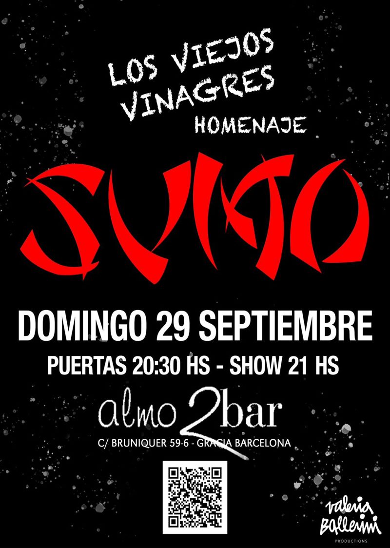 cartel concierto sumo en almo2bar barcelona