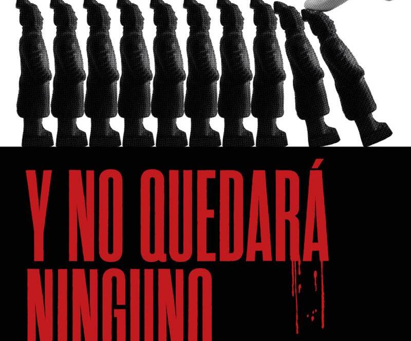 cartel y no quedara ninguno de agatha christie en teatro sala ars barcelona