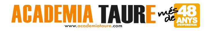 banner publicidad taure | VAMOS.BARCELONA | Qué hacer en Barcelona academia taure