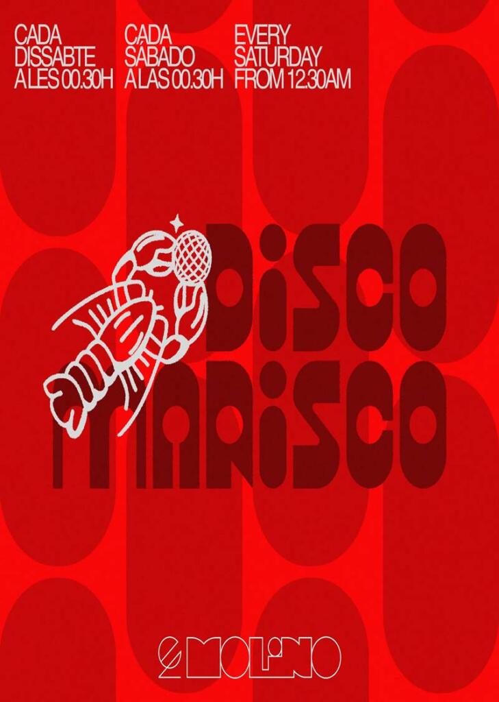 cartel disco marisco 7 diciembre