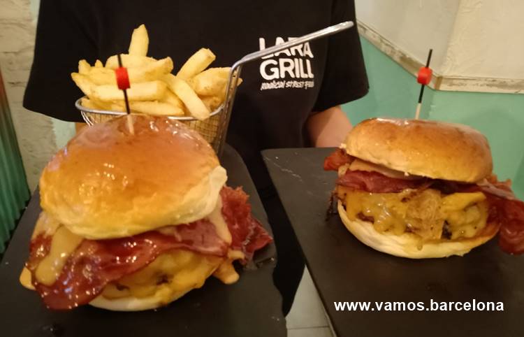 foto hamburguesas barcelona restaurante lara grill