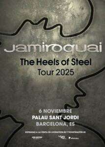 cartel concierto jamiroquai en barcelona
