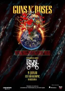 carteles concierto gunsnroses barcelona