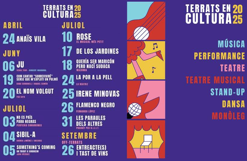 terrats en cultura cartel | VAMOS.BARCELONA | Qué hacer en Barcelona