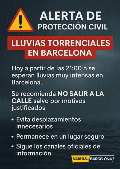 alerta por lluvias