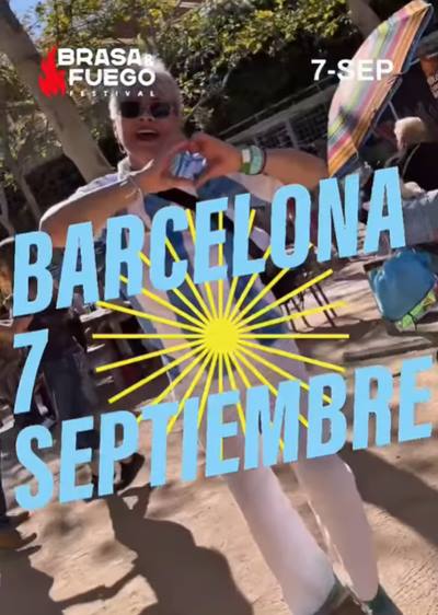 cartel brasa y fuego festival barcelona 2025