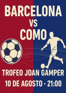 Partido FC Barcelona-Como, Trofeo Joan Gamper 2025