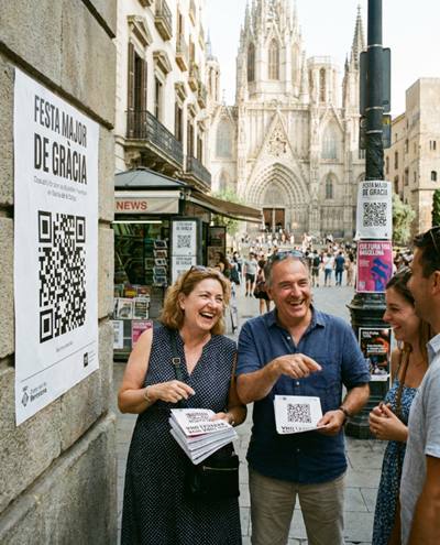 fulletons i cartells amb codis qr | ANEM.BARCELONA | Què fer a Barcelona avui fulletons i cartells amb codis qr