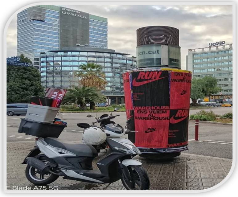 pegada de carteles 70x100 en barcelona