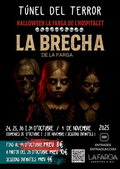 tunel del terror hospitalet de llobregat en halloween