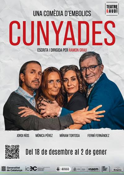 Cunyades – La batalla familiar más divertida en el Teatre Gaudí