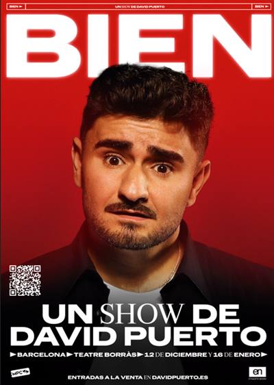 BIEN, El nuevo show de David Puerto en Teatre Borrás 16 de enero 2026