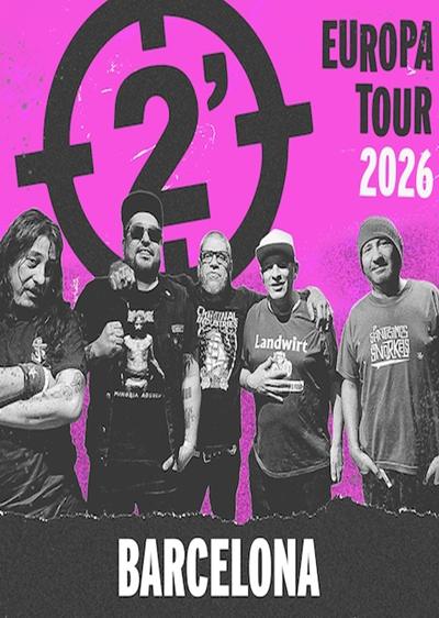 2 Minutos en Barcelona, concierto punk el 25 de marzo de 2026