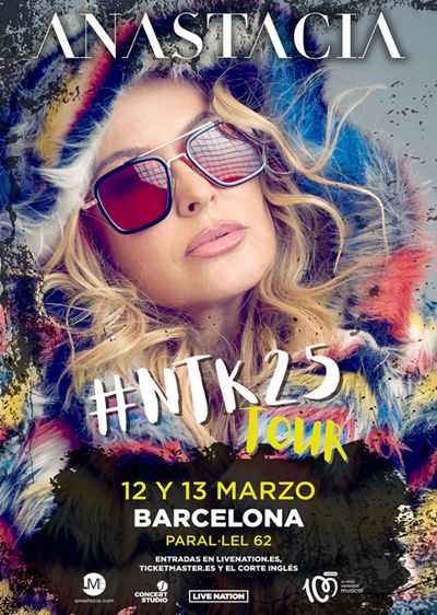 Anastacia en concierto en Barcelona el 12 y 13 marzo en Paral-lel 62