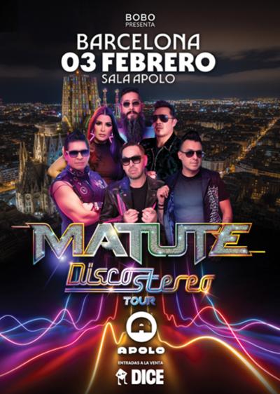 matute en barcelona concierto apolo febrero 2026