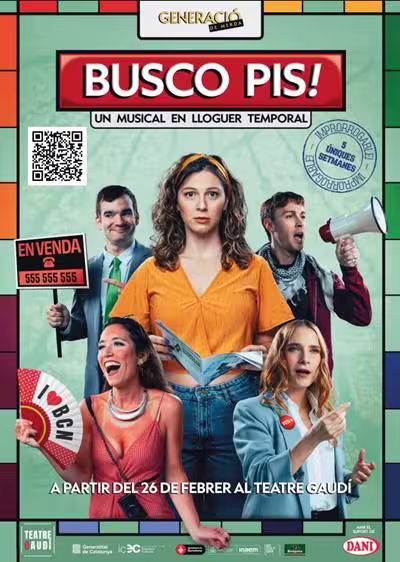 “Busco Pis…», al Teatre Gaudí de 26 de febrero al 29 de marzo