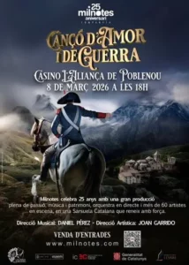 Cançó d’Amor i de Guerra al Casino L’Aliança del Poblenou el 8 de març