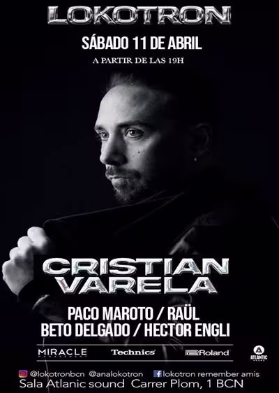 LOKOTRON vuelve a lo grande con Cristian Varela el 11 de abril