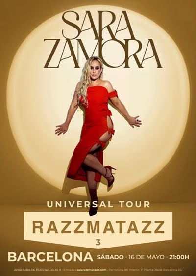 Sara Zamora en Razzmatazz 3 Barcelona el 16 de Mayo