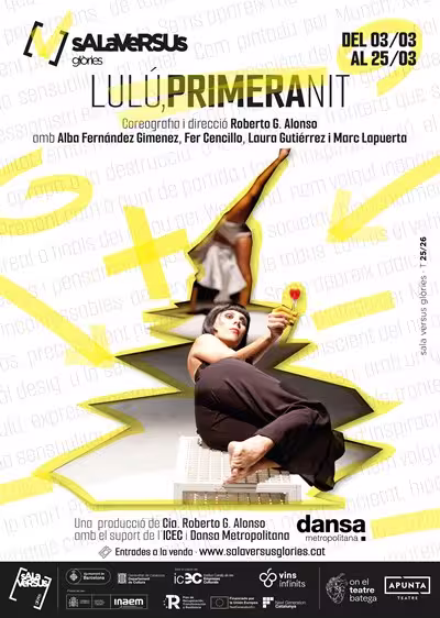 Lulú, primera nit, Danza en Sala Versus Glòries hasta el 25/3