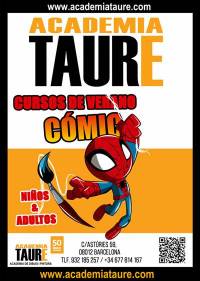 Curso de Diseño de Cómics en Barcelona de Academia Tauré es la opción perfecta. Con una metodología práctica y personalizada, este curso te permitirá desarrollar tus habilidades en dibujo, narrativa y composición visual.